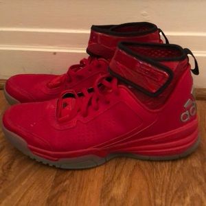 Adidas men’s red sneakers 8.5